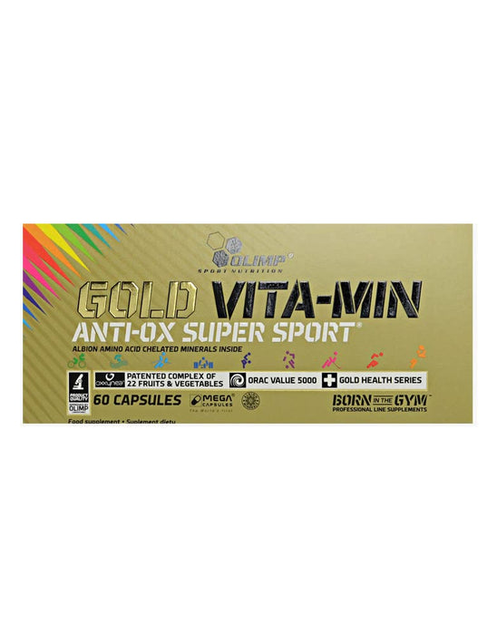 Olimp Nutrition Gold VITA-MIN anti-OX super sport - 60 caps - Vitamins & Minerals at MySupplementShop by Olimp Nutrition