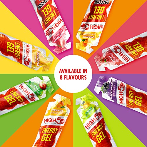 HIGH5 Energy Gel Quick Release Energy On The Go From Natural Fruit Juice (Citrus 20 x 40g) - Sports Nutrition at MySupplementShop by High5