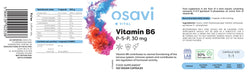 Osavi Vitamin B6 - P-5-P, 30 mg - 120 vegan caps - Vitamin B6 at MySupplementShop by Osavi