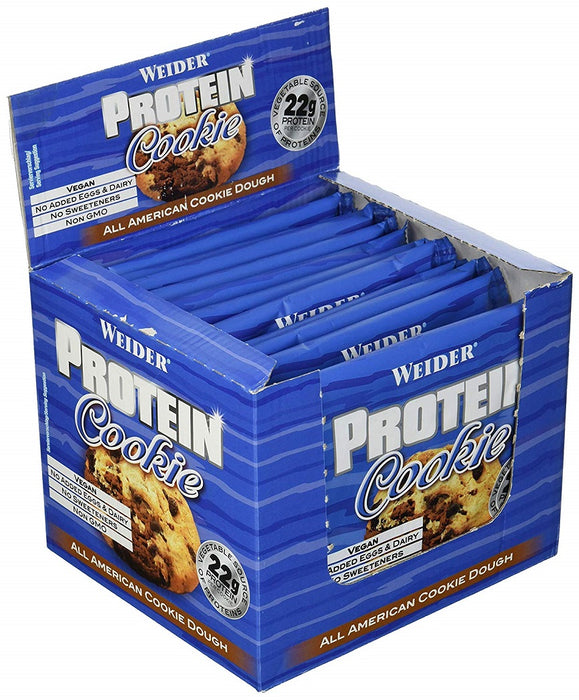 Weider Protein Cookie, Double Choc Chips - 12 x 90g - Default Title - Health Foods at MySupplementShop by Weider