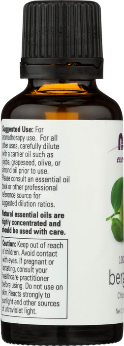 NOW Foods Essential Oil, Bergamot Oil - 30 ml. - Health and Wellbeing at MySupplementShop by NOW Foods