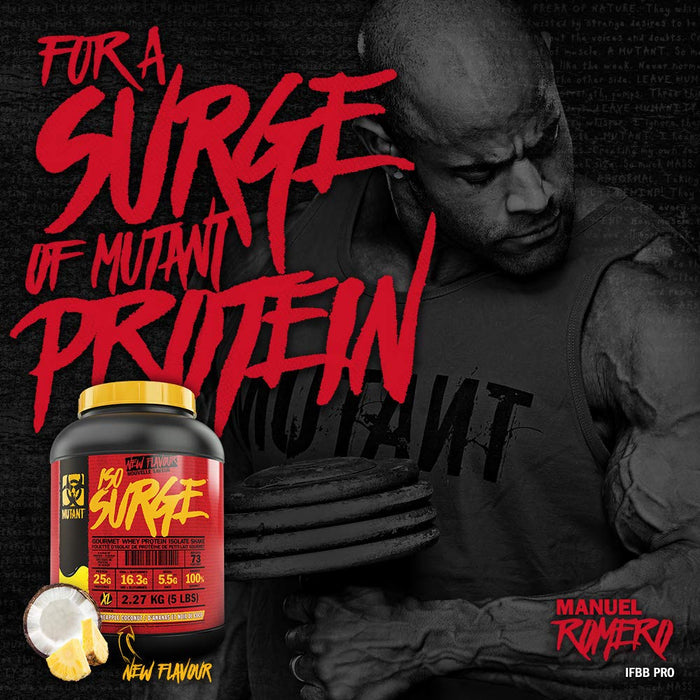 Mutant Iso Surge 2.27kg Banana Cream - Protein at MySupplementShop by Mutant