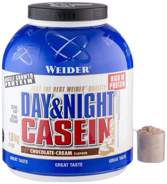 Weider Day & Night Casein, Vanilla Cream - 1800 grams - Protein at MySupplementShop by Weider