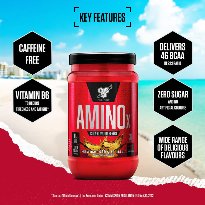 BSN Amino X, Cherry Cola - 435 grams - Sports Nutrition at MySupplementShop by BSN