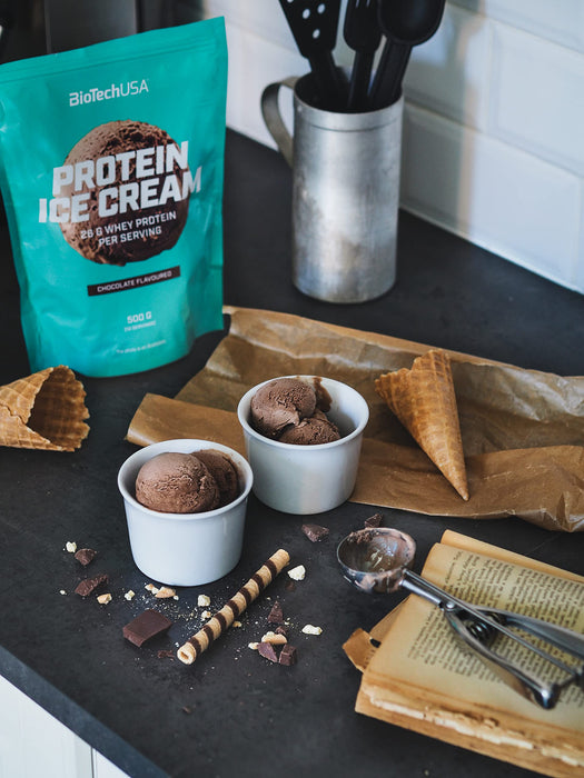 BioTechUSA Protein Ice Cream, Chocolate - 500g - Protein at MySupplementShop by BioTechUSA