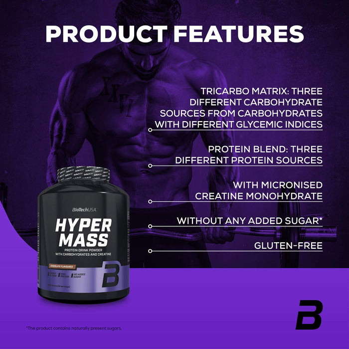 BioTechUSA Hyper Mass, Vanilla - 2270 grams - Weight Gainers & Carbs at MySupplementShop by BioTechUSA