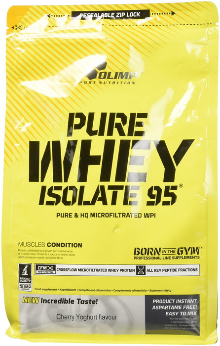 Olimp Nutrition Pure Whey Isolate 95, Cherry Yoghurt - 600 grams - Protein at MySupplementShop by Olimp Nutrition