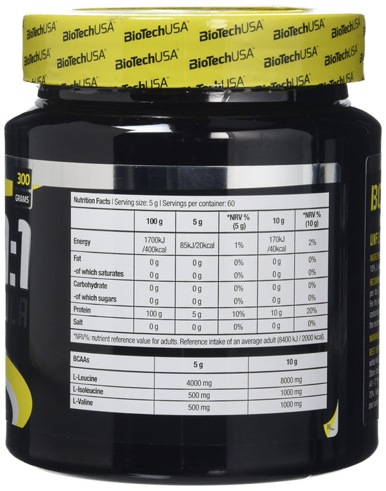 BioTechUSA BCAA 8:1:1, Unflavoured - 300 grams - Amino Acids and BCAAs at MySupplementShop by BioTechUSA