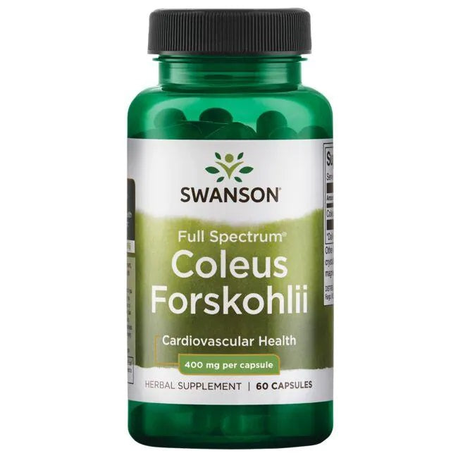 Swanson Full Spectrum Coleus Forskohlii, 400mg - 60 caps - Default Title - Health and Wellbeing at MySupplementShop by Swanson