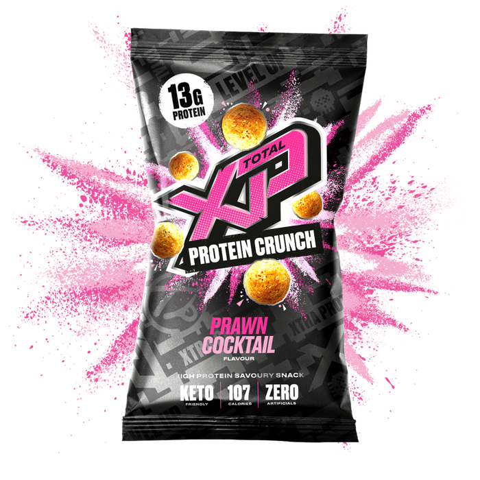 TOTAL XP Protein Crunch - Tasty High Protein Snacks 12 x 24g - Savoury Snack at MySupplementShop by Total XP