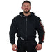 Brachial Zip Hoodie Gym - Black/White - Small - Hoodie at MySupplementShop by Brachial The Lifestyle Company