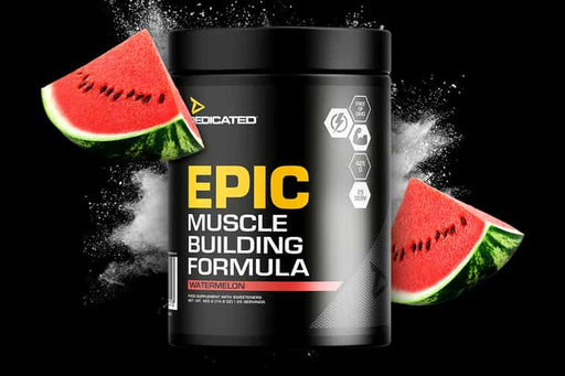 Dedicated Nutrition Epic Pre Workout 425g Watermelon - Supplements at MySupplementShop by Dedicated Nutrition