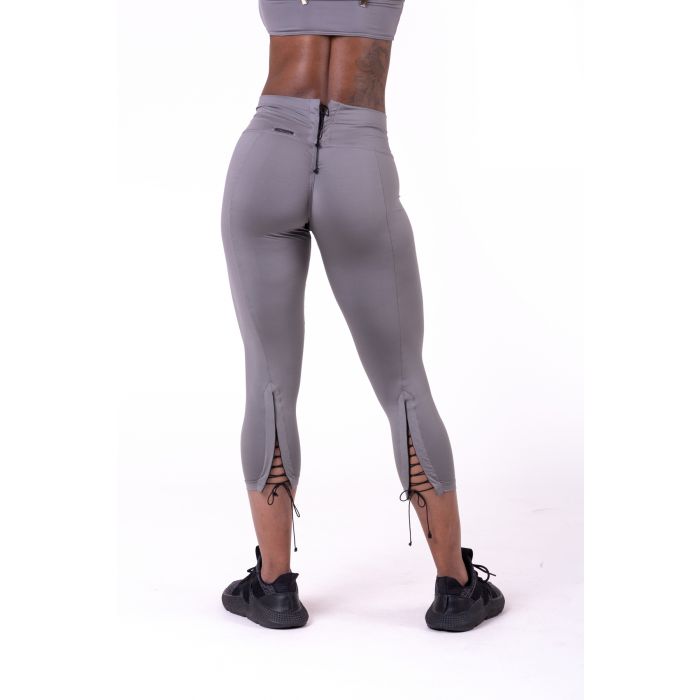 Nebbia Lace-Up 7/8 Leggings 661 - Metal - Small - Leggings at MySupplementShop by Nebbia