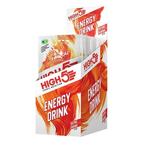 High 5 Energy Drink Tropical 12x47g - Sports Nutrition at MySupplementShop by High 5