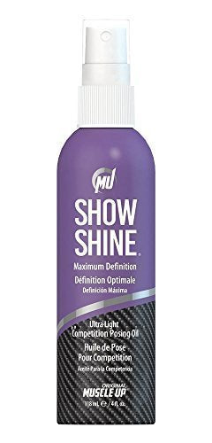 Pro Tan Show Shine, Maximum Definition Ultra Light Competition Posing Oil Spray 118ml - Default Title - Accessories at MySupplementShop by Pro Tan