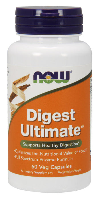 NOW Foods Digest Ultimate - 60 vcaps - Health and Wellbeing at MySupplementShop by NOW Foods