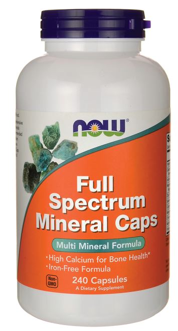 NOW Foods Full Spectrum Minerals, Iron-Free - 240 caps - Vitamins & Minerals at MySupplementShop by NOW Foods