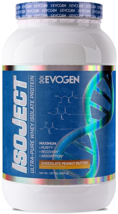 Evogen IsoJect, Chocolate Peanut Butter - 896 grams - Default Title - Protein at MySupplementShop by Evogen