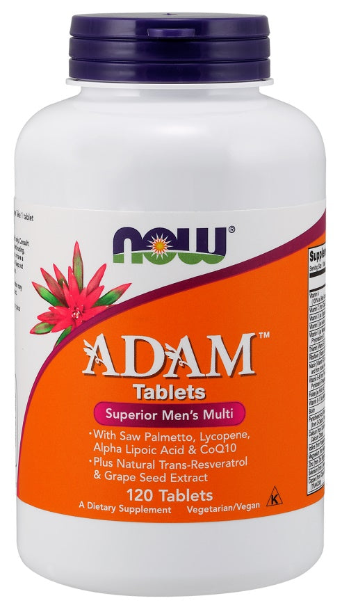 NOW Foods ADAM Multi-Vitamin for Men - 120 tablets - Vitamins & Minerals at MySupplementShop by NOW Foods