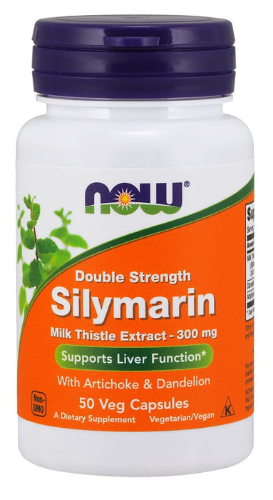 NOW Foods Silymarin with Artichoke & Dandelion, 300mg - 50 vcaps - Health and Wellbeing at MySupplementShop by NOW Foods