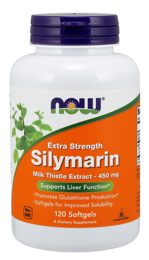 NOW Foods Silymarin Milk Thistle Extract, Extra Strength - 120 softgels - Health and Wellbeing at MySupplementShop by NOW Foods