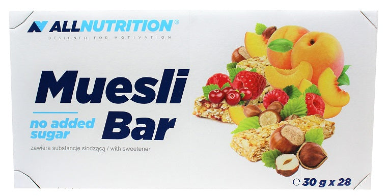 Allnutrition Muesli Bar, Apricot - 28 bars - Health Foods at MySupplementShop by Allnutrition