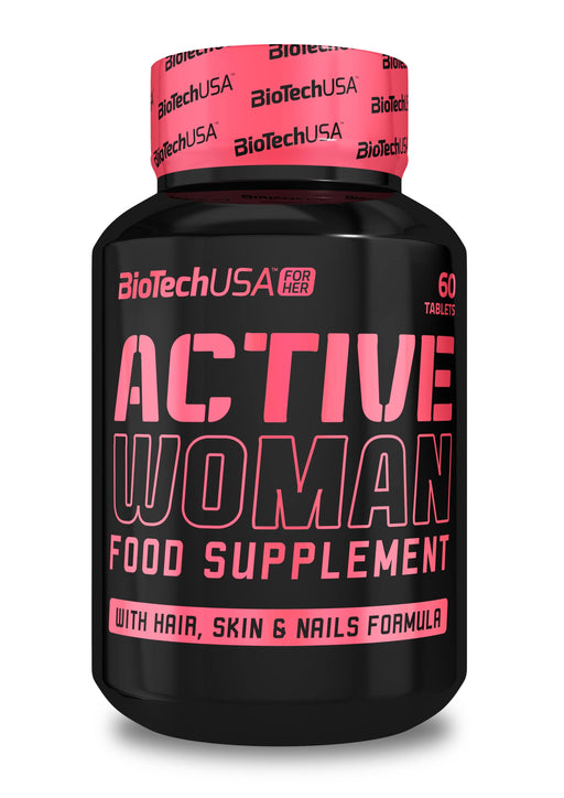 BioTechUSA Active Woman  60 tablets - Health and Wellbeing at MySupplementShop by BioTechUSA