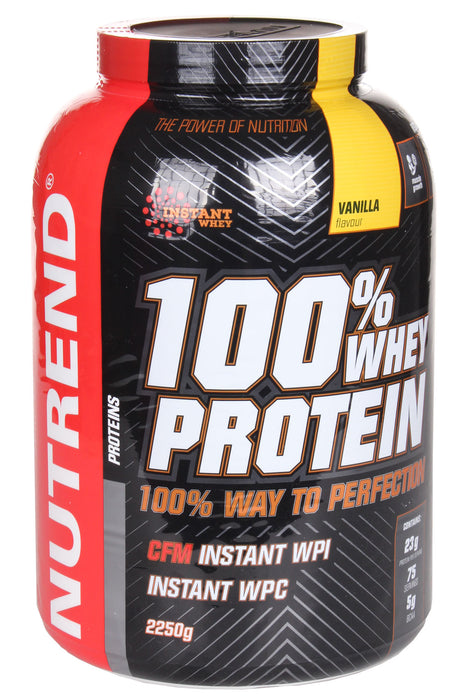 Nutrend 100% Whey Protein, Vanilla - 2250 grams - Protein at MySupplementShop by Nutrend