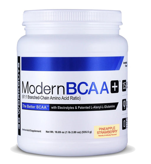 Modern Sports Nutrition Modern BCAA+, Pineapple Strawberry - 535 grams - Default Title - Amino Acids and BCAAs at MySupplementShop by Modern Sports Nutrition