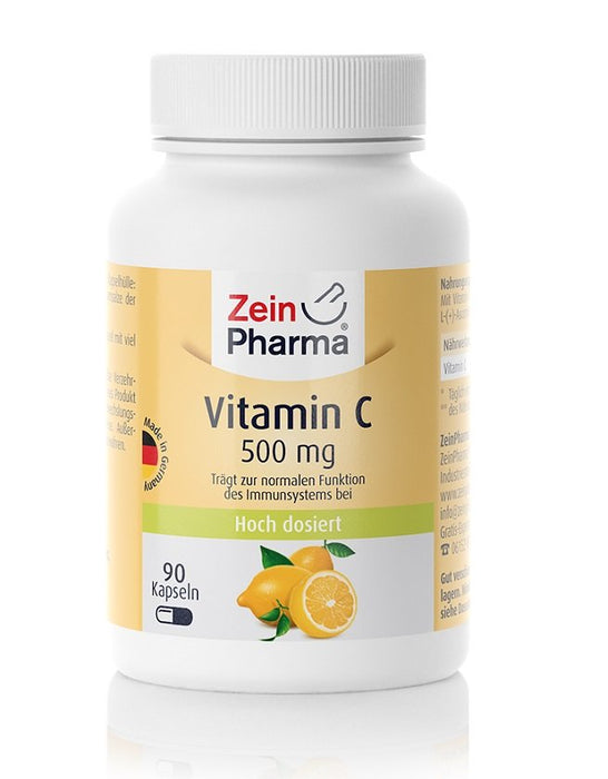 Zein Pharma Vitamin C, 500mg - 90 caps - Vitamins & Minerals at MySupplementShop by Zein Pharma