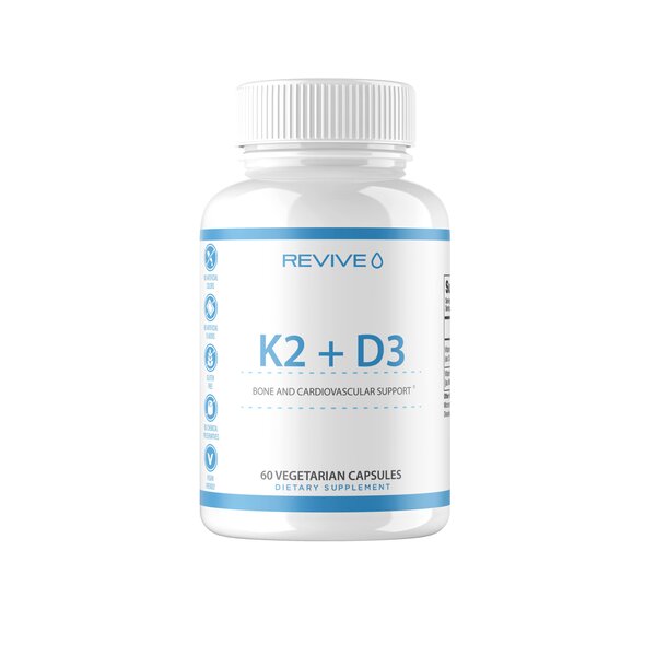 Revive K2 + D3 - 60 vcaps - Vitamins, Minerals & Supplements at MySupplementShop by Revive