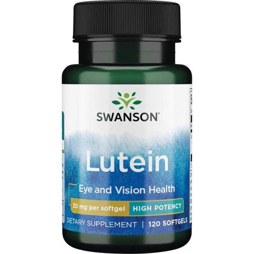 Swanson Lutein, 20mg - 120 softgels - Sports Supplements at MySupplementShop by Swanson