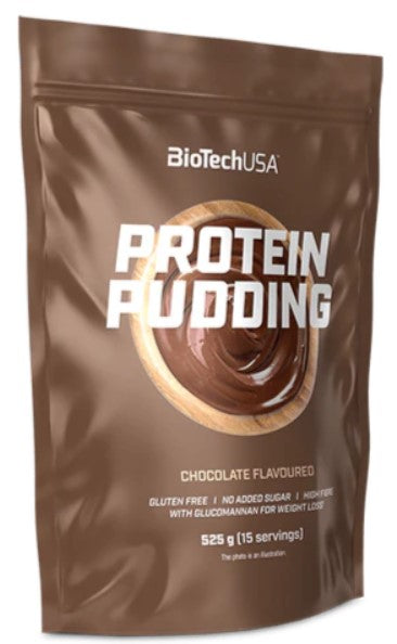 BioTechUSA Protein Pudding, Chocolate - 525g - Whey Proteins at MySupplementShop by BioTechUSA