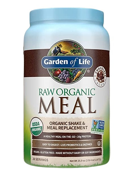 Garden of Life Raw Organic Meal, Chocolate Cacao - 1017g - Health Foods at MySupplementShop by Garden of Life