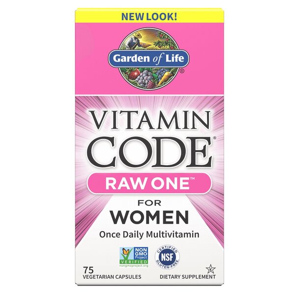 Garden of Life Vitamin Code RAW ONE for Women - 75 vcaps - Vitamins & Minerals at MySupplementShop by Garden of Life