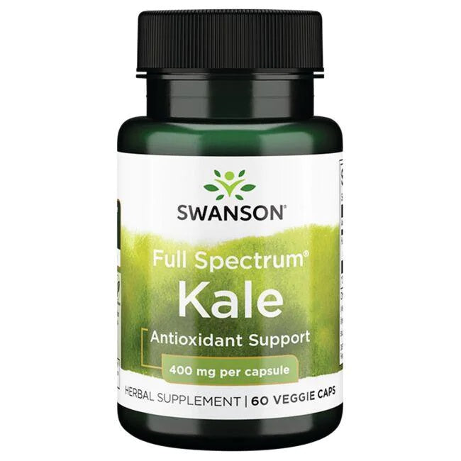 Swanson Full Spectrum Kale, 400mg - 60 vcaps - Health and Wellbeing at MySupplementShop by Swanson