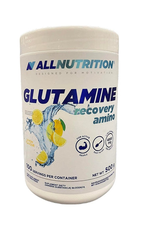 Allnutrition Glutamine Recovery Amino, Lemon - 500g - L-Glutamine, Glutamine at MySupplementShop by Allnutrition