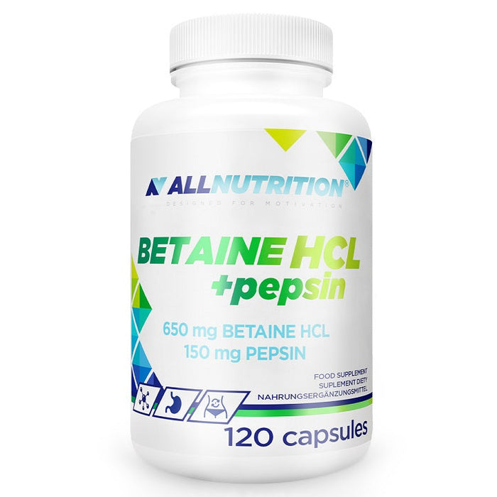 Allnutrition Betaine HCl + Pepsin - 120 caps - Health and Wellbeing at MySupplementShop by Allnutrition