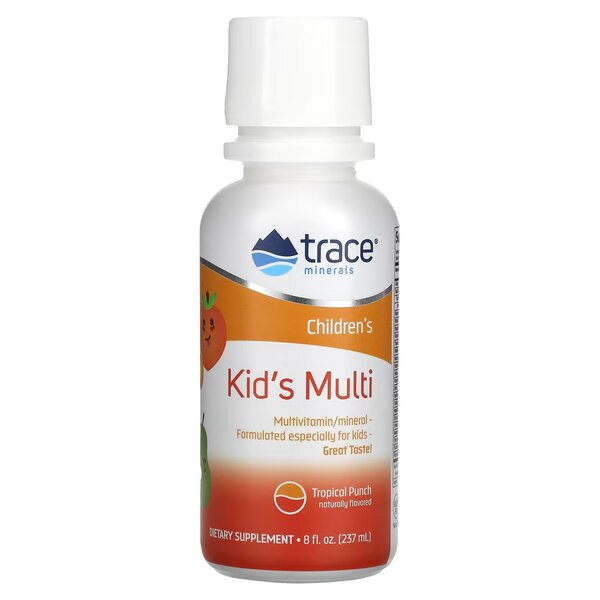 Trace Minerals Children's - Kid's Multi, Tropical Punch - 237 ml. - Default Title - Vitamins & Minerals at MySupplementShop by Trace Minerals