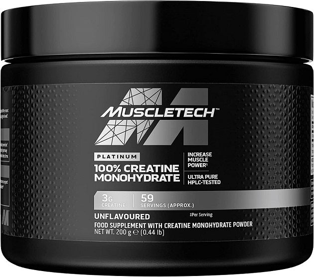 MuscleTech Platinum 100% Creatine Monohydrate 200g - Creatine Powder at MySupplementShop by MuscleTech